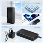 USAMS power bank US-CD205, 2x USB θύρες εξόδου, 10000mAh, 10W, μαύρο - Image 2