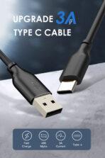 CABLETIME καλώδιο USB-C σε USB CT-CMAMN1, 3A, 480Mbps, 2m, μπλε - Image 2