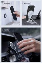 NILLKIN θήκη Super Frosted Shield Pro Magnetic για iPhone 15, μαύρη - Image 2