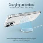 NILLKIN θήκη Nature Pro Magnetic για iPhone 15, διάφανη-μπλε - Image 2