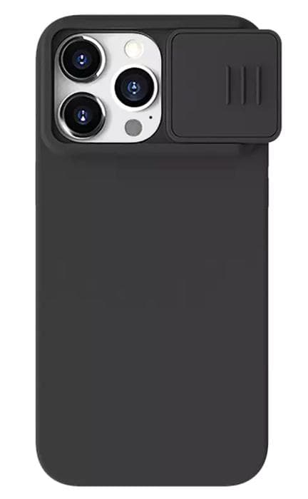 6902048266490 NILLKIN θήκη CamShield Silky Silicone για iPhone 15 Pro, μαύρη