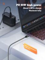 LDNIO καλώδιο USB-C σε USB-C LC441C, 65W PD, 1m, γκρι - Image 2
