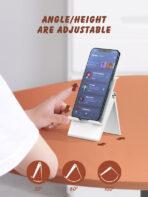 LDNIO βάση smartphone MG07, foldable, 4.7-7.2", λευκή - Image 2