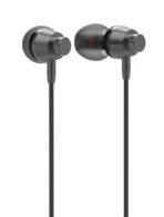 LDNIO earphones με μικρόφωνο HP05, 3.5mm σύνδεση, Φ10mm, 1.2m, γκρι - Image 2