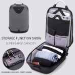 ARCTIC HUNTER τσάντα πλάτης B00208-BK με θήκη laptop 15.6", μαύρη - Image 2