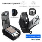 ARCTIC HUNTER τσάντα πλάτης B00403-BK με θήκη laptop 15.6", USB, μαύρο - Image 2