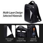 ARCTIC HUNTER τσάντα πλάτης B00478 με θήκη laptop 15.6", 18L, μαύρη - Image 2