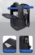 ARCTIC HUNTER τσάντα πλάτης B00498 με θήκη laptop 15.6", 22L, μαύρη - Image 2