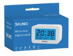 BRUNO ξυπνητήρι BRN-0129 με μέτρηση θερμοκρασίας, °C & °F, λευκό - Image 2