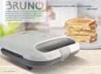 BRUNO τοστιέρα BRN-0164, 2 θέσεων, 800W, αντικολλητικές πλάκες, λευκή - Image 2
