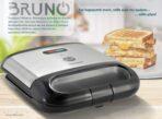 BRUNO τοστιέρα BRN-0165, 2 θέσεων, 800W, αντικολλητικές πλάκες, inox - Image 2