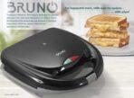 BRUNO τοστιέρα BRN-0167, 2 θέσεων, 800W, αντικολλητικές πλάκες, μαύρη - Image 2