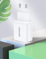 USAMS φορτιστής τοίχου T24 US-CC090, 2x USB, 2.1A, λευκός - Image 2