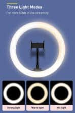 BASEUS φωτιστικό δαχτυλίδι LED CRZB12-B01, 12", χωρίς τρίποδα, μαύρο - Image 2