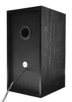 POWERTECH ηχεία Premium sound PT-845 από ξύλο, 2x 3W, 3.5mm, μαύρα - Image 2