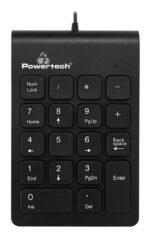 POWERTECH ενσύρματο αριθμητικό πληκτρολόγιο PT-938, USB, μαύρο - Image 2