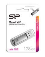 SILICON POWER USB Flash Drive Marvel M02, 128GB, USB 3.2, γκρι - Image 2