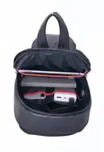 ARCTIC HUNTER Τσάντα Crossbody XB-00081-BK, USB, μαύρη - Image 3