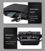 ARCTIC HUNTER τσάντα Crossbody YB00046 με θήκη tablet, 10L, μαύρη - Image 2