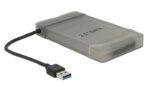 DELOCK αντάπτορας USB σε SATA 62742 με θήκη για 2.5" HDD/SSD, 6Gbps - Image 2