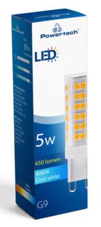POWERTECH LED λάμπα G9-0001 5W, 4000K, G9, 450lm, RC - Image 2