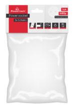 POWERTECH πολύπριζο ασφαλείας PT-880, 5x schuko, 16A, 1.5m, λευκό - Image 2
