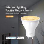 TP-LINK LED smart λάμπα spot Tapo L610, WiFi, 2.9W, 2700K, GU10, Ver 1.0 - Image 2