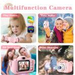 WOWKIDS παιδική φωτογραφική μηχανή C05 με 2" οθόνη, 8MP, ροζ - Image 2