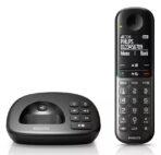 PHILIPS ασύρματο τηλέφωνο XL4951DS/34 ελληνικό μενού, τηλεφωνητής, μαύρο - Image 2