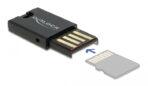 DELOCK USB card reader 91603 για κάρτες μνήμης micro SD, μαύρο - Image 2