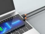 CELEBRAT καλώδιο Lightning σε USB CB-33L, flat, 12W, 1m, μαύρο - Image 2