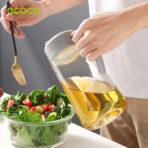 ECOCO γυάλινο δοχείο λαδιού-ξιδιού E1810, 1000ml, γκρι - Image 2
