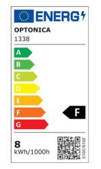 OPTONICA LED λάμπα G45 1338, 8W, 2700K, 710lm, E27 - Image 2