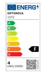 OPTONICA LED λάμπα candle C35 1472, Filament, 4W, 2700K, 400lm, E14 - Image 2