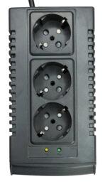 POWERTECH σταθεροποιητής ρεύματος PT-AVR-1500, 1500VA, 3x έξοδοι πρίζας - Image 2