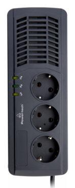 POWERTECH σταθεροποιητής ρεύματος PT-AVR1000I, 1000VA/500W, 3x schuko - Image 2