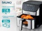 BRUNO BRN-0194, Φριτέζα Αέρος 8lt, 1800W, Inox-Μαύρη - Image 2