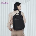 CHANTRIA γυναικεία τσάντα πλάτης CB00639 με θήκη laptop 14", 12.5L, μαύρη - Image 2