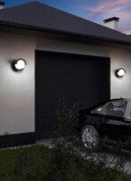 POWERTECH LED φωτιστικό τοίχου HLL-0167, 12W, 4000K, 960lm, IP65, μεταλλικό, μαύρο - Image 2