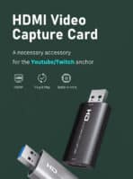 CABLETIME video capture CT-HVC-AB, HDMI/USB σύνδεση, 4K/30Hz, μαύρο - Image 2