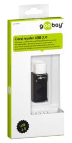 GOOBAY card reader 95682 για SD κάρτα μνήμης, 480 Mbps, μαύρο - Image 2