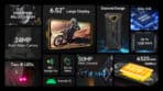 ULEFONE smartphone Armor X13, 6.52", 6GB, 64GB, 6320mAh, μαύρο - Image 2