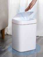 HOME USE κάδος απορριμμάτων HUH-0188, αυτόματο άνοιγμα, 13lt, λευκός - Image 2