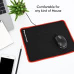 POWERTECH gaming mouse pad PT-1282, 30x25cm, μαύρο - Image 2