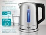 BRUNO BRN-0213 Βραστήρας νερού ανοξείδωτος 1.7L 2200W, Inox - Image 2