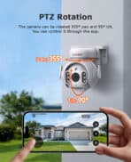 SECTEC smart κάμερα ST-515C-3MTY, 3MP, WiFi, SD, PTZ, IP65 - Image 2
