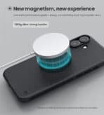 NILLKIN θήκη Super Frosted Shield Pro Magnetic για iPhone 16, μαύρη - Image 2