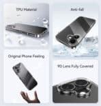 USAMS θήκη Primary US-BH887 για iPhone 16 Plus, διάφανη - Image 2
