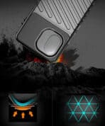 POWERTECH θήκη Thunder MOB-1998 για iPhone 16 Pro Max, μαύρη - Image 2