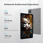 DOOGEE tablet T30 PRO, 11", 8/256GB, 4G, Android 13, 8580mAh, γκρι - Image 2